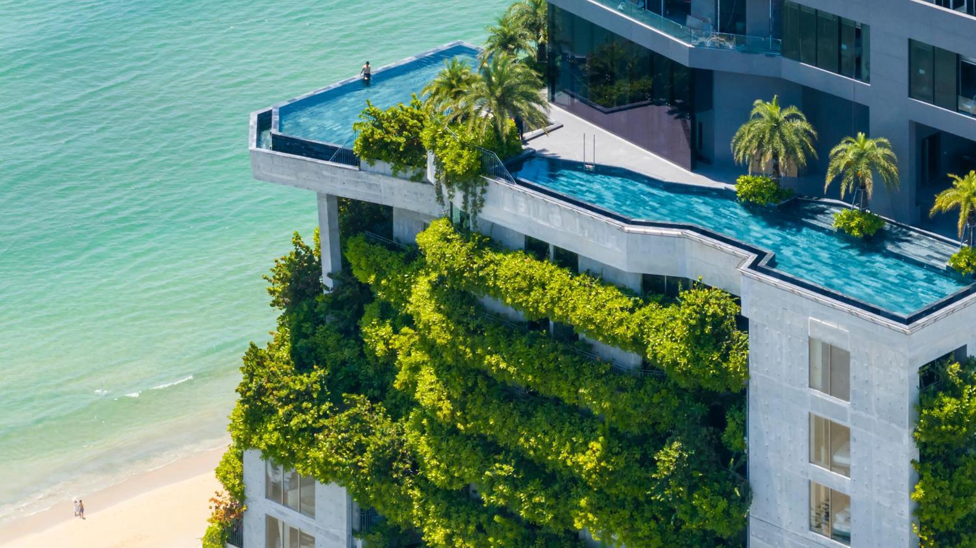M Hotel Danang מראה חיצוני תמונה The rooftop garden